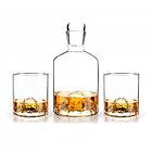 Viski Mountain Decanter & 2-pack Whiskeyglas