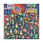 Eeboo Puzzle Holiday Ornaments (EPZTHYO) 1000 Bitar