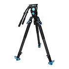 Sirui Pro Video Tripod Kit Rapid SVT-75 Lite + Fluid Head SVH15