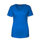 ID Feminin V-ringad T-shirt (Azure, 3XL) 3XL Azure