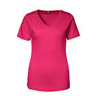 ID Feminin V-ringad T-shirt (Pink, 3XL) 3XL Pink