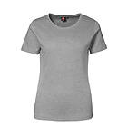 ID Interlock T-shirt för Kvinnor (Gråmelerad, L) L Gråmelerad