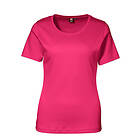 ID Interlock T-shirt för Kvinnor (Pink, S) S Pink