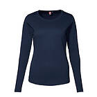 ID Interlock T-shirt, Långärmad (Navy, S) S Navy