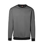 ID PRO Wear Sweatshirt Kontrast (Silver Grey, L) L Silver Grey
