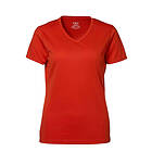 ID YES Fukttransporterande T-shirt för Kvinnor (Orange, 2XL) 2XL Orange