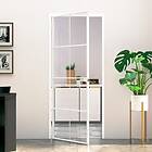 vidaXL Internal Door 83x201.5 cm härdat glass och aluminium slim 153671