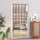 vidaXL Internal Door 102.5x201.5 cm vit ESG-glass och aluminium 350575