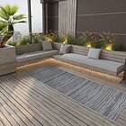 vidaXL Utomhusmatta antracit 80x250 cm PP 317021