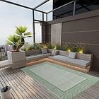 vidaXL Utomhusmatta grön 120x180 cm PP 316956