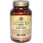 Solgar Vitamin B1 500mg Thiamin 100 Tabletter
