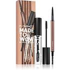 MAC Cosmetics Made To Wow Brow Kit Gift Set Auburn (för ögonbryn) Skugga 2 st. female