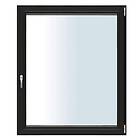 Nordiska Fönster Sidohängt Premium 3-Glas Aluminium Helalu öppningsb 50x50 NFSHALU50x50-3G