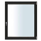 Nordiska Fönster Sidohängt Premium 3-Glas Aluminium Helalu öppningsb 130x190 NFSHALU130x190-3G