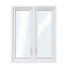 Nordiska Fönster Sidohängt Norrland Passiv 3-Glas 2-Luft Aluminium sidohängd 16x11 NF160x110LU2-3GLALU