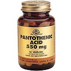 Solgar Pantothenic Acid 550mg Vegetable 50 Capsules