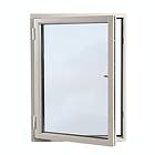 Elitfönster Sidohängt Fönster Original Aluminium Elit AFS 6x7 Vit 3-Glas Alu