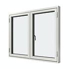 Elitfönster Sidohängt Fönster Original Aluminium 2-Luft Elit AFS2 12x8 Vit 3-Glas Alu 2L 12/8