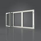 Elitfönster Sidohängt Fönster Original Trä 3-Luft Elit EFS3 18x8 Vit 3-Glas 3L 18/8
