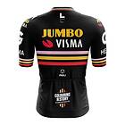 AGU Jumbo-visma Replica Triple Victory 2023 Short Sleeve Jersey Svart L Man