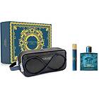 Versace Eros Gift Set male (Eau de Toilette 100 ml + Resespray 10 ml + cosmetic 