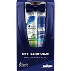 Head & Shoulders Deep Cleanse Bundle Pack Gift Set male