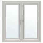 NorDan Sidohängt Fönster HelAlu 3-Glas 2-Luft Aluminium inåtg par Kipp-Dreh 19X21 AKD+AKD