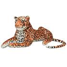 vidaXL Leopardleksak plysch brun XXL 80165