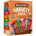 Beanies Variety Pack smaksatt snabbkaffe. 12 portionsförpackningar