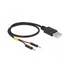DeLock USB strömkabel USB till 2-stifts USB-stycke 30 cm