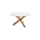 Kave Home Spisebord Lotus Ø 120 cm Vit