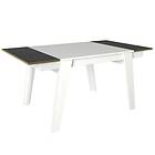 Hanah Home Matbord Ravenna Vit/Mässing/Svart 85 77