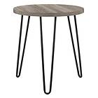 Dorel Home Sidobord Owen Retro Round Black, Grey Oak 50 56