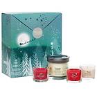 Yankee Candle Holiday Bright Lights Small Tumbler & 3 Filled Votive Gift Set