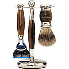 Truefitt & Hill Edwardian Fusion Shaving Set Horn Super Badger