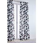 Jotex DINO multifunktionsgardin 2-pack ekologisk Hvit/svart 145