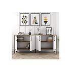 Hanah Home Avlastningsbord Kiev Valnöt Vit 180 78