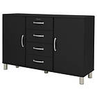 Tenzo Sideboard Malibu 2D 4DR Shadow black 146