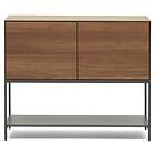 Kave Home Sideboard Vedrana Valnötsfaner svart 98 80