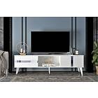 Hanah Home Support TV Vania Vit Silverfärg 150 30