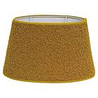 Boucle Oval Lampskärm 25cm Guldgul