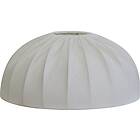 Dome Lampskärm Vit Linne B45H20cm