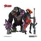 Spawn Action Figures Pack of 2 She Spawn & Cygor (Gold Label) 18 cm