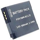 Batteriexperten Kompatibelt med Panasonic Lumix DMC-SZ8, 3,6V (3,7V), 600 mAh