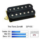 DiMarzio , DP155FBK, Pickup Humbucker Tone Zone F-Spaced Black