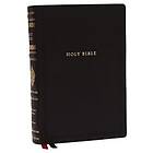 KJV, Wide-Margin Reference Bible, Sovereign Collection, Genuine Leather, Black, Red Letter, Comfort Print