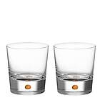 Orrefors Intermezzo Double Old Fashioned Whiskey Glass 40cl 2-pack