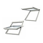 Velux Takfönster Topphängt med Pivåfunktion Paket Solo 7 CK06 0068 S7 Everfinish vit GPUCK060068S7