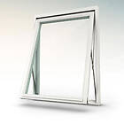 NorDan Vridfönster Tanum 3-Glas Lagerfört Aluminium LAVF10x10T