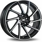 Racer Turn Satin Black Machined Face 8x18 4/100 ET35 B73.1